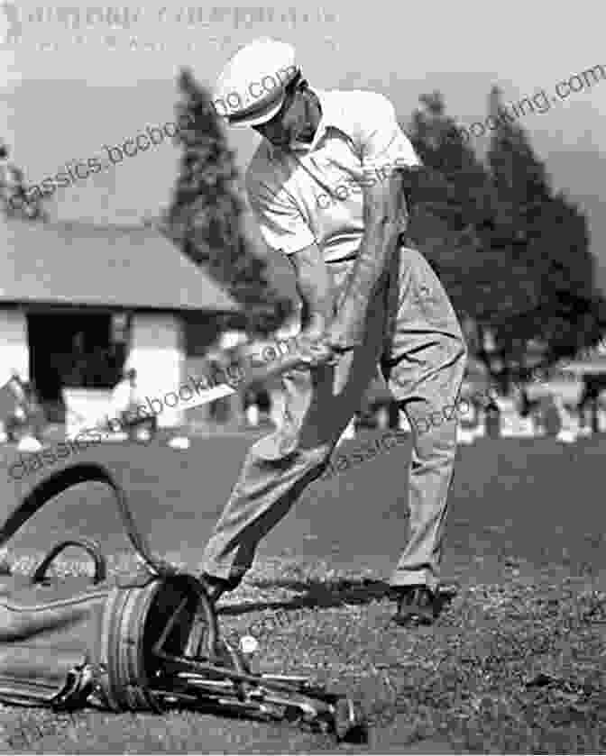 A Black And White Photograph Of Ben Hogan Practicing On The Golf Course. Miracle At Merion: The Inspiring Story Of Ben Hogan S Amazing Comeback And Victory At The 1950 U S Open