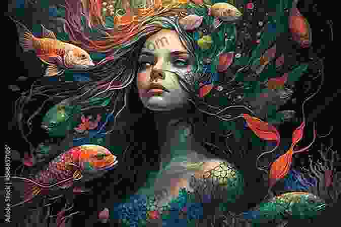 A Captivating Illustration Of A Mermaid Swimming Gracefully Through A Coral Reef, Her Long, Flowing Hair Trailing Behind Her. Twist And Shout (Mermaid Tales 14)