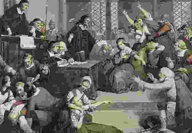 A Courtroom Scene From The Salem Witch Trials, A Period Of Mass Hysteria And Injustice Exploring The Massachusetts Colony (Exploring The 13 Colonies)