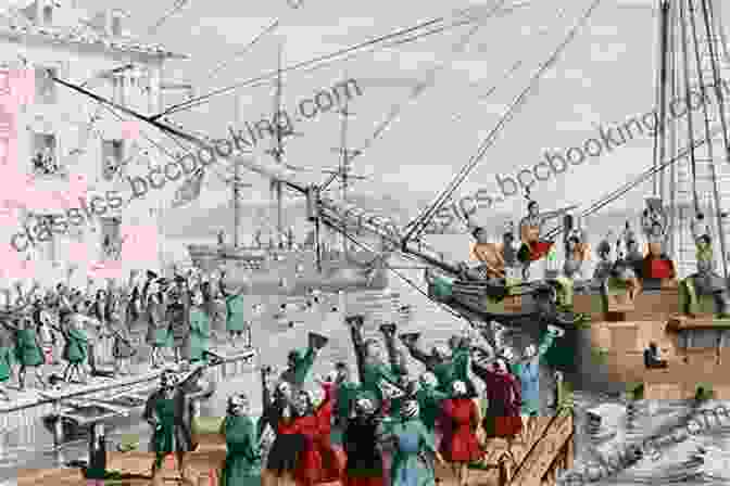 A Depiction Of The Boston Tea Party, A Pivotal Event In The Lead Up To The American Revolution Exploring The Massachusetts Colony (Exploring The 13 Colonies)