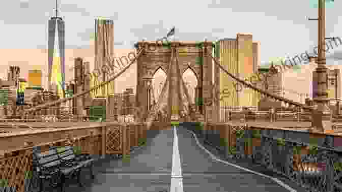 A Majestic Photograph Capturing The Iconic Brooklyn Bridge Against A Backdrop Of A Radiant Sky, Its Towering Pillars And Intricate Steel Cables Dominating The Frame, A Testament To The Unparalleled Engineering Feat That Shaped The City's Skyline. The Great Bridge: The Epic Story Of The Building Of The Brooklyn Bridge