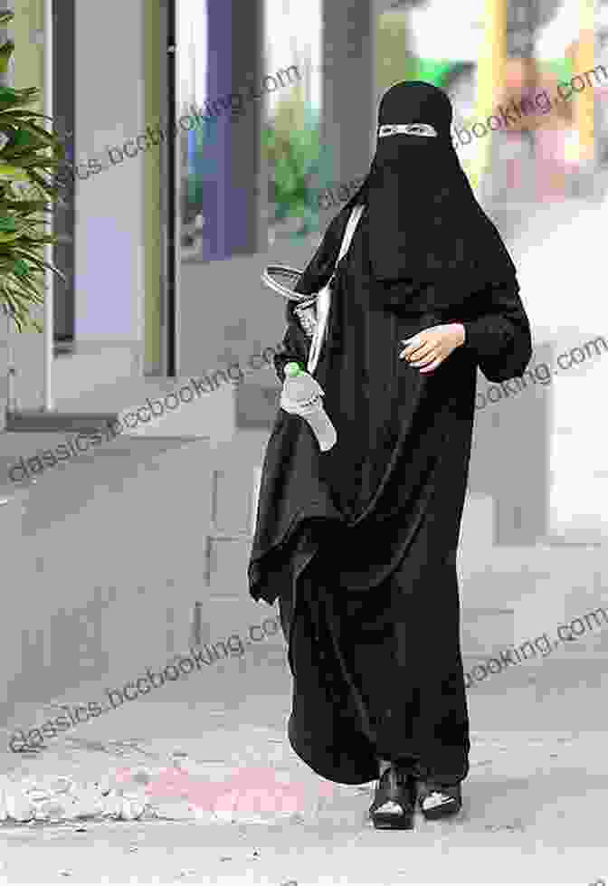 A Woman Wearing A Traditional Saudi Abaya, Walking In Front Of A Modern Cityscape. Vision Or Mirage: Saudi Arabia At The Crossroads