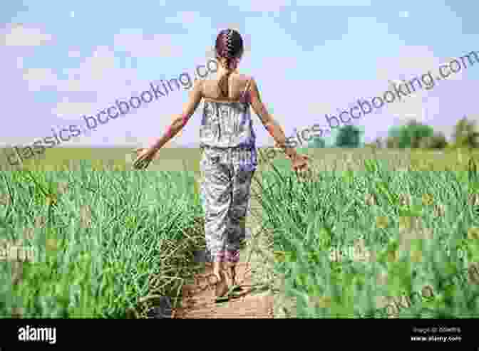 A Young Woman Walking Through A Field, A City Skyline In The Distance, Symbolizing The Intersection Of Ordinary And Extraordinary Moments Some Sort Of A Life