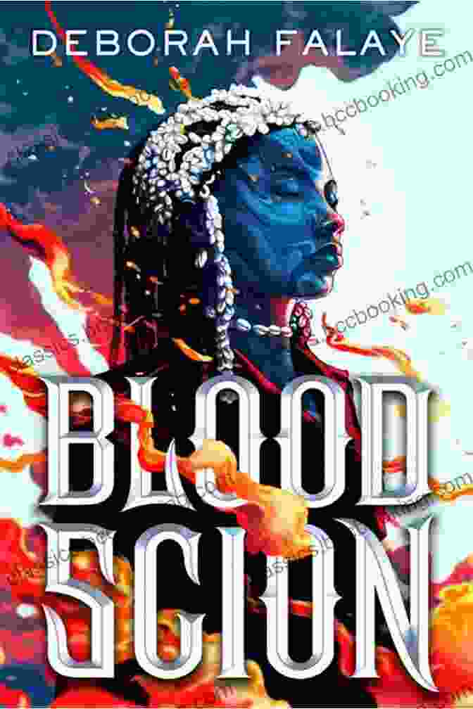 Captivating Cover Art Of 'Blood Scion' Depicting A Young Woman With Glowing Blue Eyes And A Sword In Her Hand Blood Scion Deborah Falaye