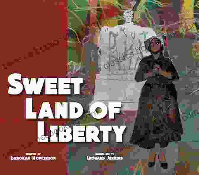 Cover Of 'Sweet Land Of Liberty' By Deborah Hopkinson, Featuring A Boat With Immigrants Arriving At Ellis Island. Sweet Land Of Liberty Deborah Hopkinson
