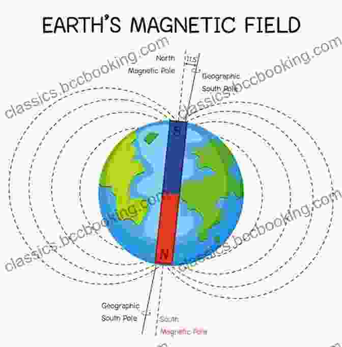 Diagram Of The Earth's Magnetic Field Lines, Illustrating How Animals Use It For Navigation Supernavigators: Exploring The Wonders Of How Animals Find Their Way
