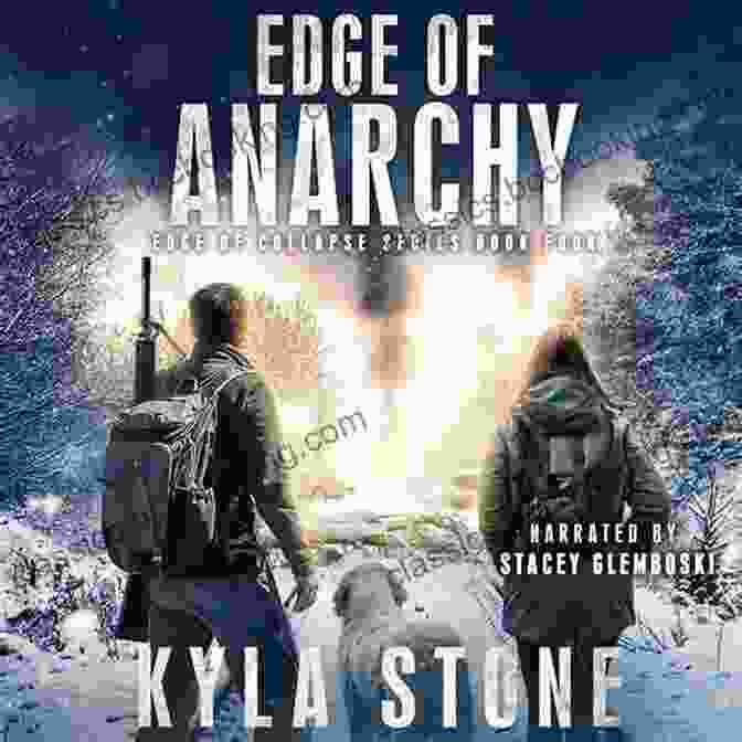 Edge Of Anarchy Book Cover Featuring A Dark And Dystopian Cityscape With Sparks Flying Edge Of Anarchy (Noah Wolf 11)