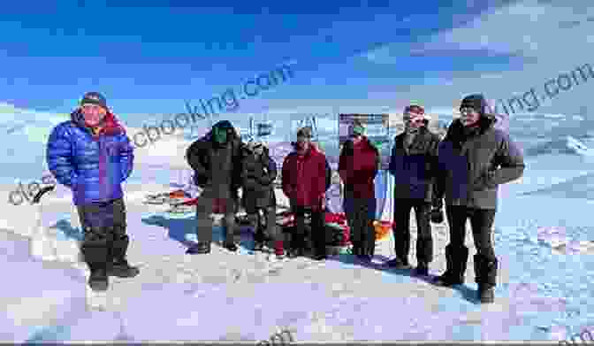 Expedition Team Members On A Rugged Antarctic Landscape Cheltenham In Antarctica David M Wilson