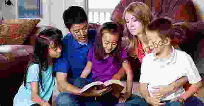 Family Gathered Around Reading Good Night Little Turtle David Cunliffe