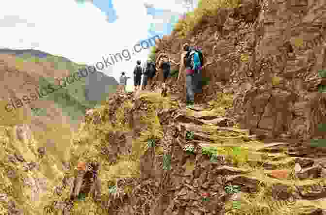 Hikers Trekking Along The Inca Trail Peru A Photo Journey: Pisco The Sacred Valley And Machu Pichu