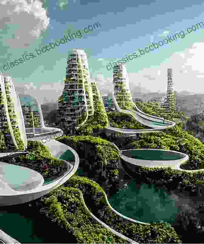 Image Of A Modern Cityscape With A Focus On Green Buildings And Public Transportation Earth In Human Hands: Shaping Our Planet S Future