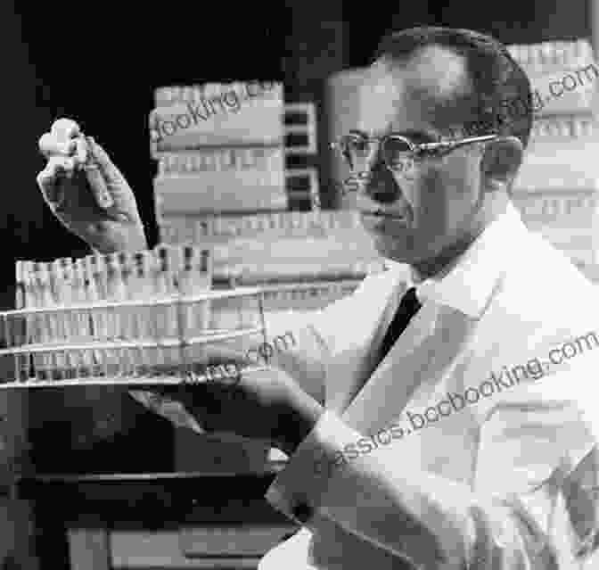 Jonas Salk, A Renowned Virologist And Developer Of The Salk Polio Vaccine, In His Laboratory. The Monkey Wars Deborah Blum