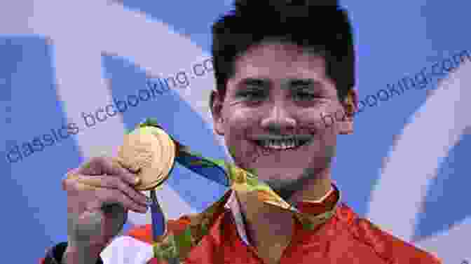 Joseph Schooling Celebrates His Olympic Gold Medal Victory In The 100m Butterfly At The 2016 Rio Olympics Race To Rio: Joseph Schooling Goes For Olympic Gold (Prominent Singaporeans)