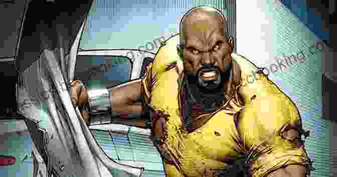 Luke Cage, A Muscular, African American Man With Metal Skin And Unbreakable Strength. New Avengers By Brian Michael Bendis: The Complete Collection Vol 1