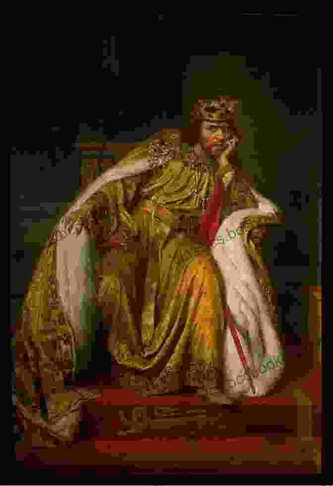 Majestic Portrait Of A King Sitting On A Throne Crown And Country: A History Of England Through The Monarchy