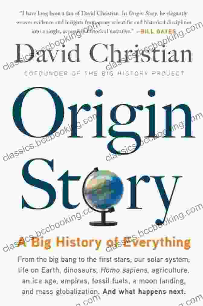 Origin Story: Big History Of Everything Book Cover, Showcasing An Intricate Cosmos With Swirling Galaxies And Stars Origin Story: A Big History Of Everything