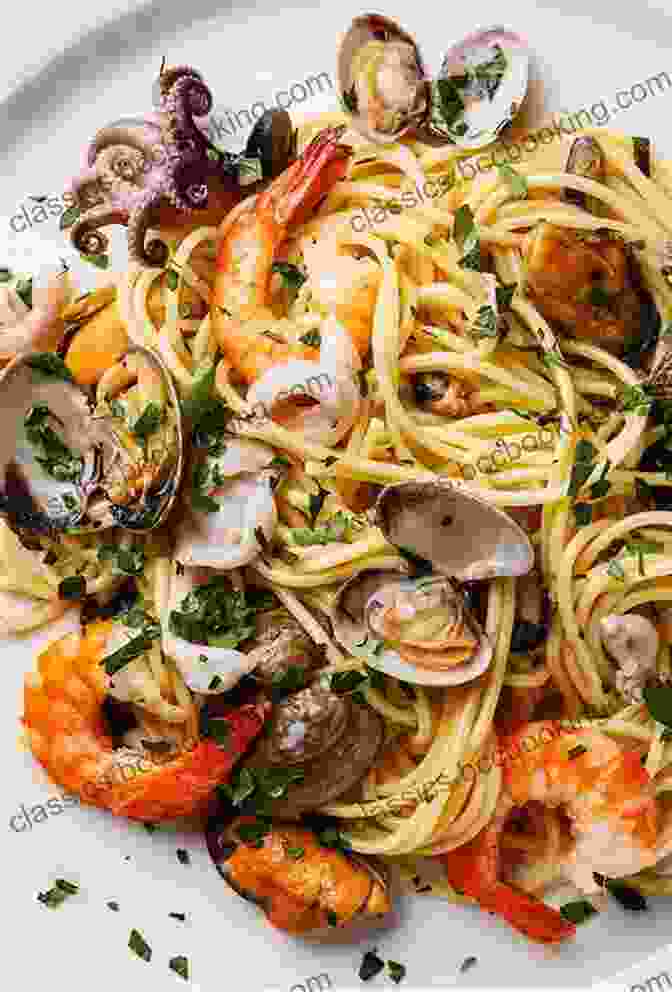 Plate Of Pasta With Seafood, Typical Dish Of Costa Bella, Italy Mediterranean Summer: A Season On France S Cote D Azur And Italy S Costa Bella