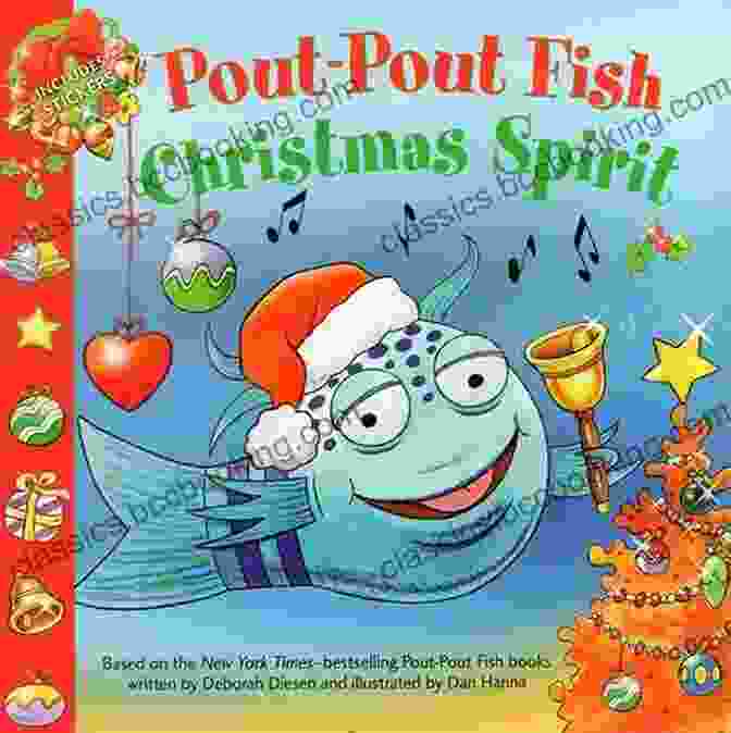 Pout Pout Fish Surrounded By Christmas Decorations Underwater Pout Pout Fish: Christmas Spirit (A Pout Pout Fish Adventure)