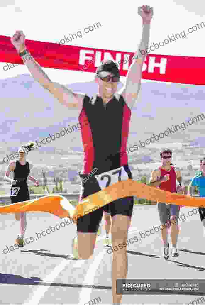 Runner Crossing The Finish Line With A Smile The Happy Runner: Love The Process Get Faster Run Longer