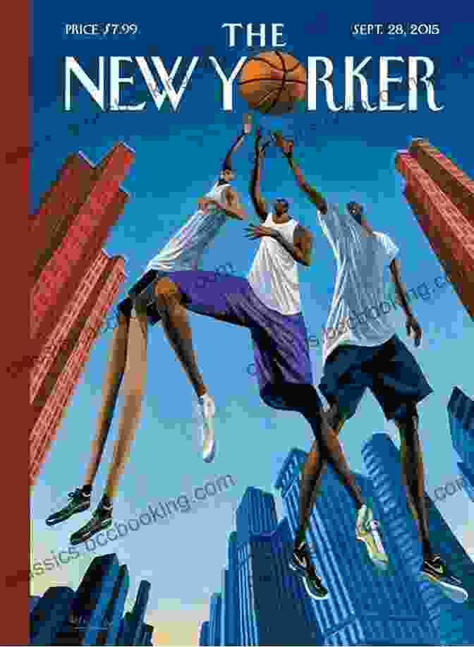 The Breaks Of The Game Book Cover Featuring A Vibrant Depiction Of A Streetball Player In Action, With The New York City Skyline As A Backdrop. The Breaks Of The Game