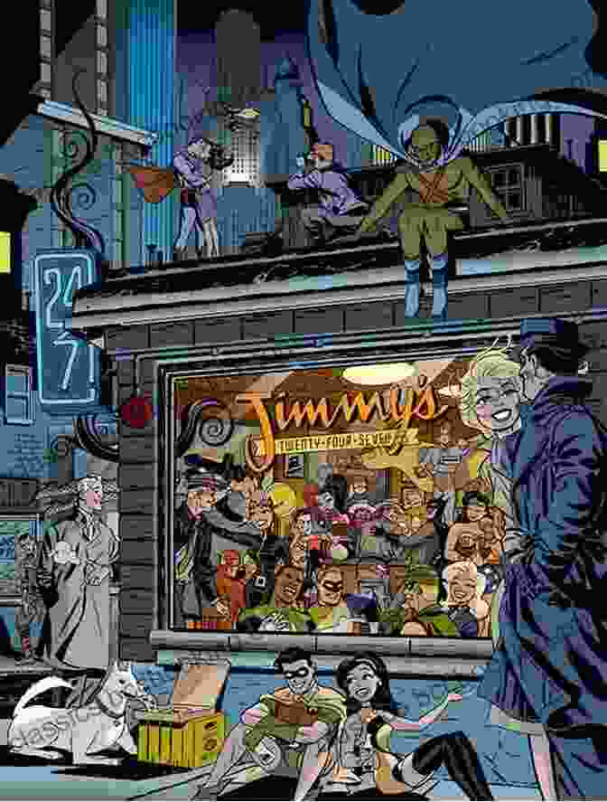 The DC Comics Art Of Darwyn Cooke Book Cover Featuring A Dynamic Illustration Of Catwoman And Other Iconic DC Comics Characters Rendered In Cooke's Signature Retro Inspired Style. Graphic Ink: The DC Comics Art Of Darwyn Cooke