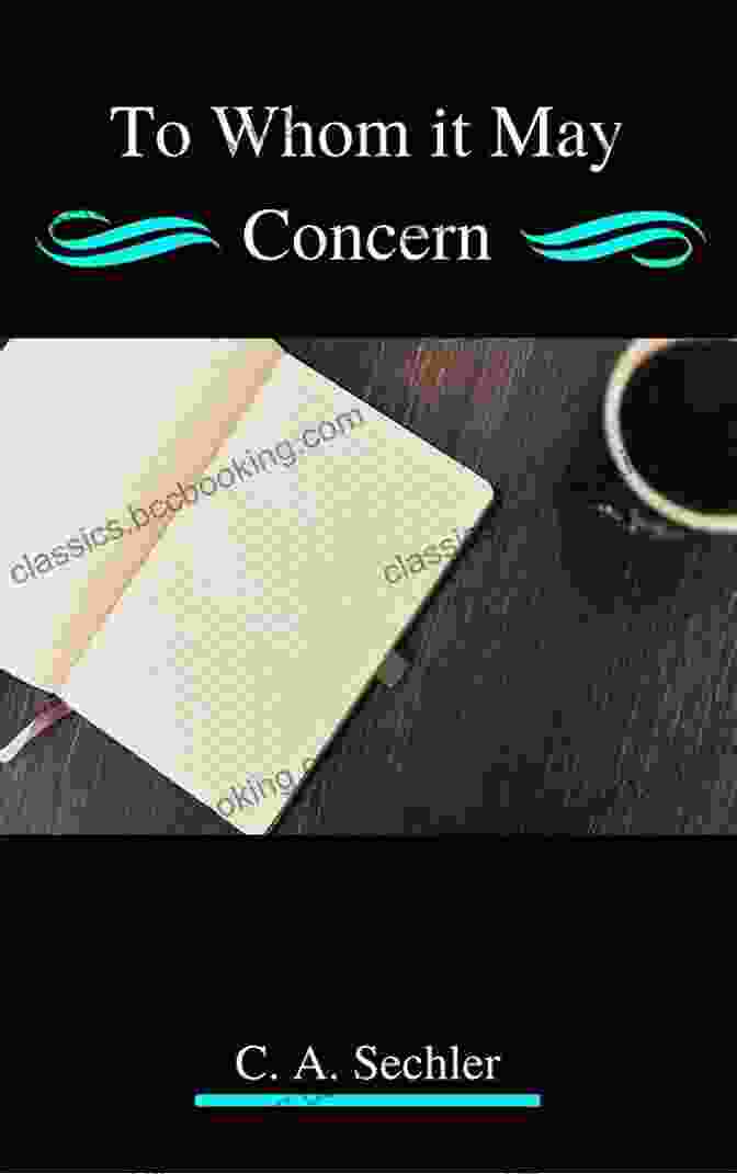 To Whom It May Concern Book Cover To Whom It May Concern