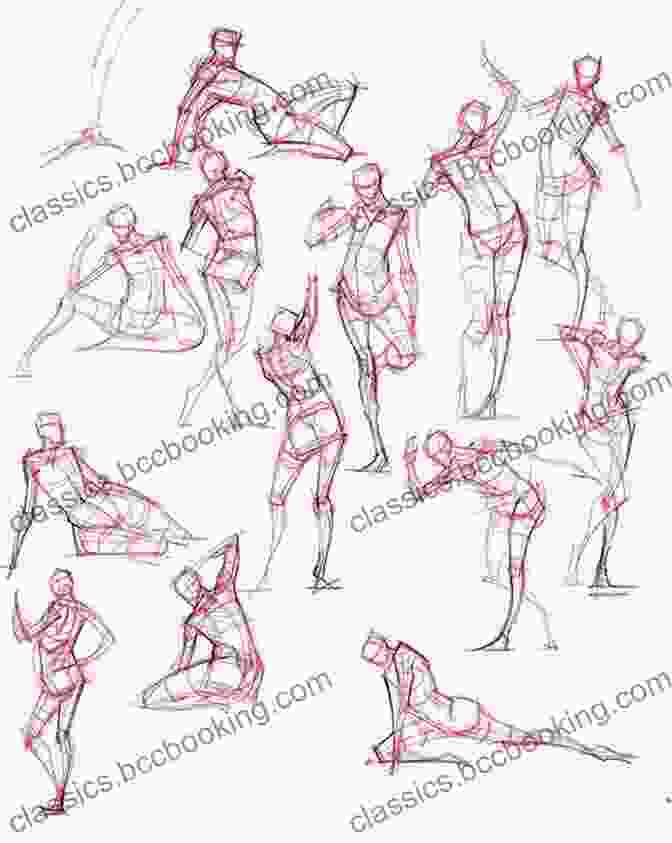 Variety Of Dynamic Figure Drawing Poses Art Models AnaRebecca002: Figure Drawing Pose Reference (Art Models Poses)