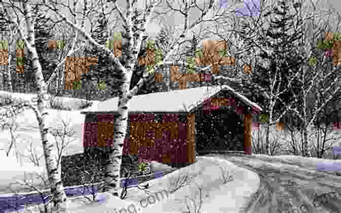 Watercolour Painting Of A Snow Covered Bridge David Bellamy S Winter Landscapes: In Watercolour